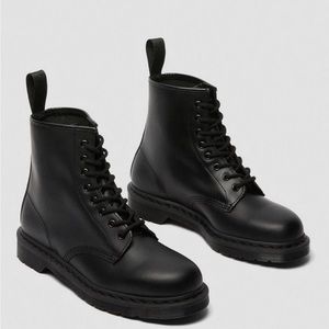 Dr Martens 1460 Mono Smooth Leather Lace Up Boots